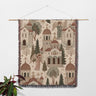 Orthodox Buildings Angels and Stars Design Orthodox Woven Blanket