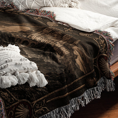 MyDesigns Order of Santiago – The Mountain Pass jacquard woven blanket