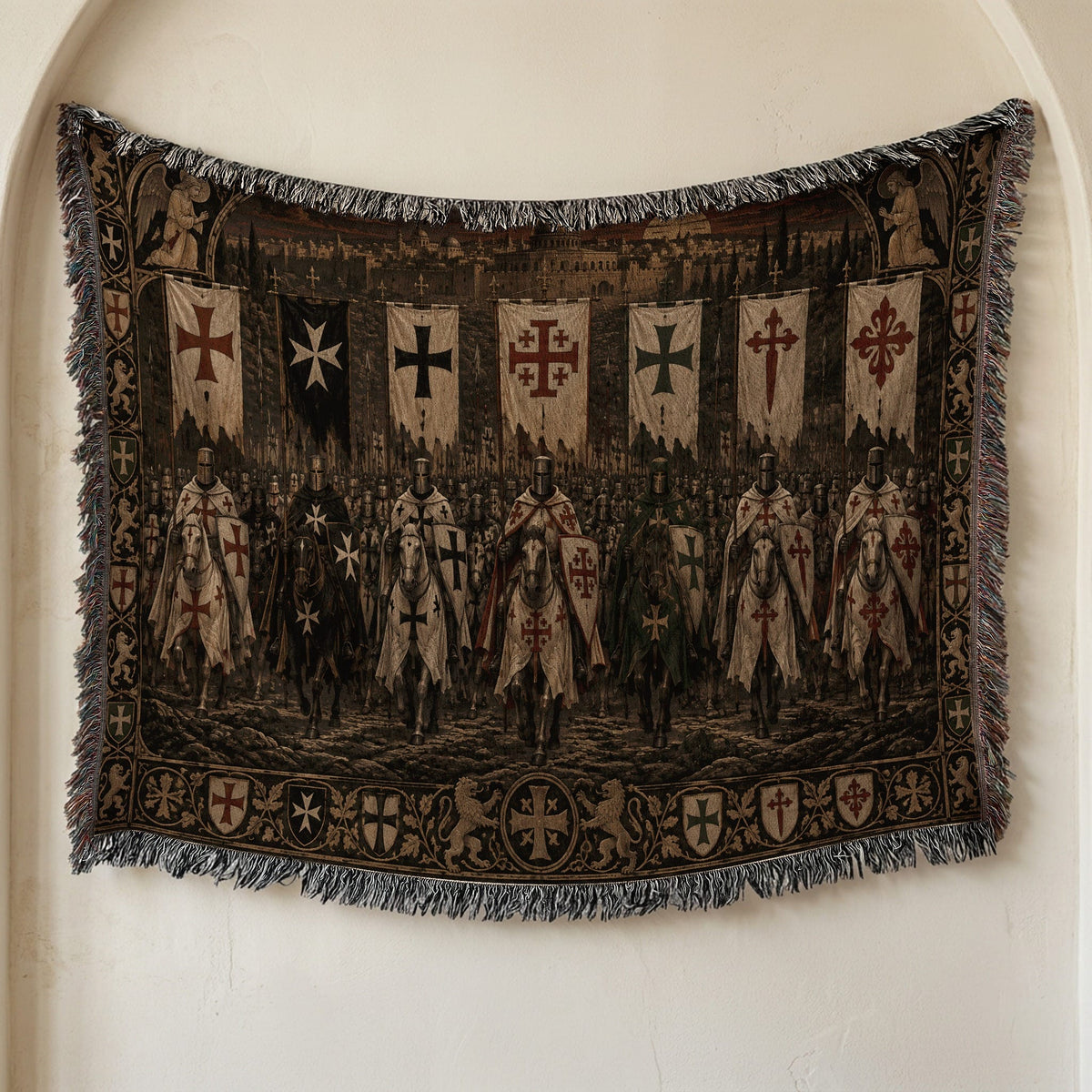 MyDesigns The Orders Before Jerusalem jacquard woven blanket