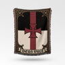 Templar Cross Heritage Woven Blanket