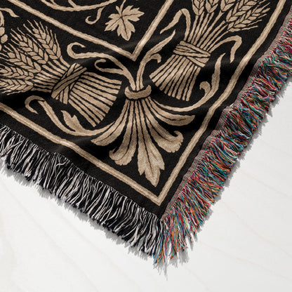 CalmNestStyle Agnus Dei Sacred Art Woven Blanket jacquard woven blanket