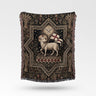 Heritage Lamb & Dove Woven Blanket