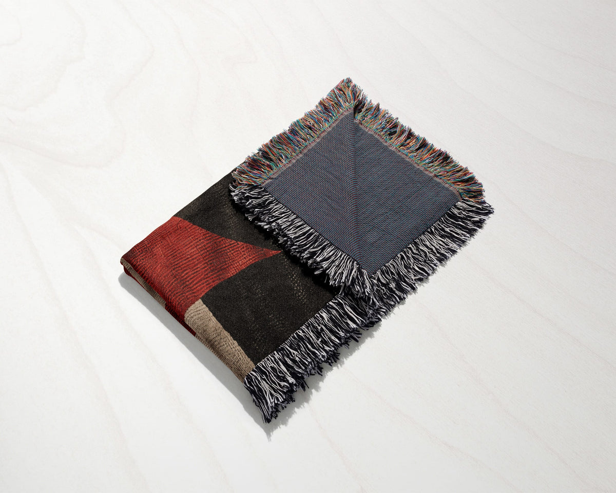 CalmNestStyle Not Unto Us Templar Vow at Calvary jacquard woven blanket
