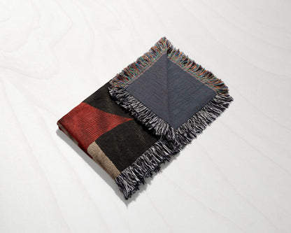 CalmNestStyle Not Unto Us Templar Vow at Calvary jacquard woven blanket