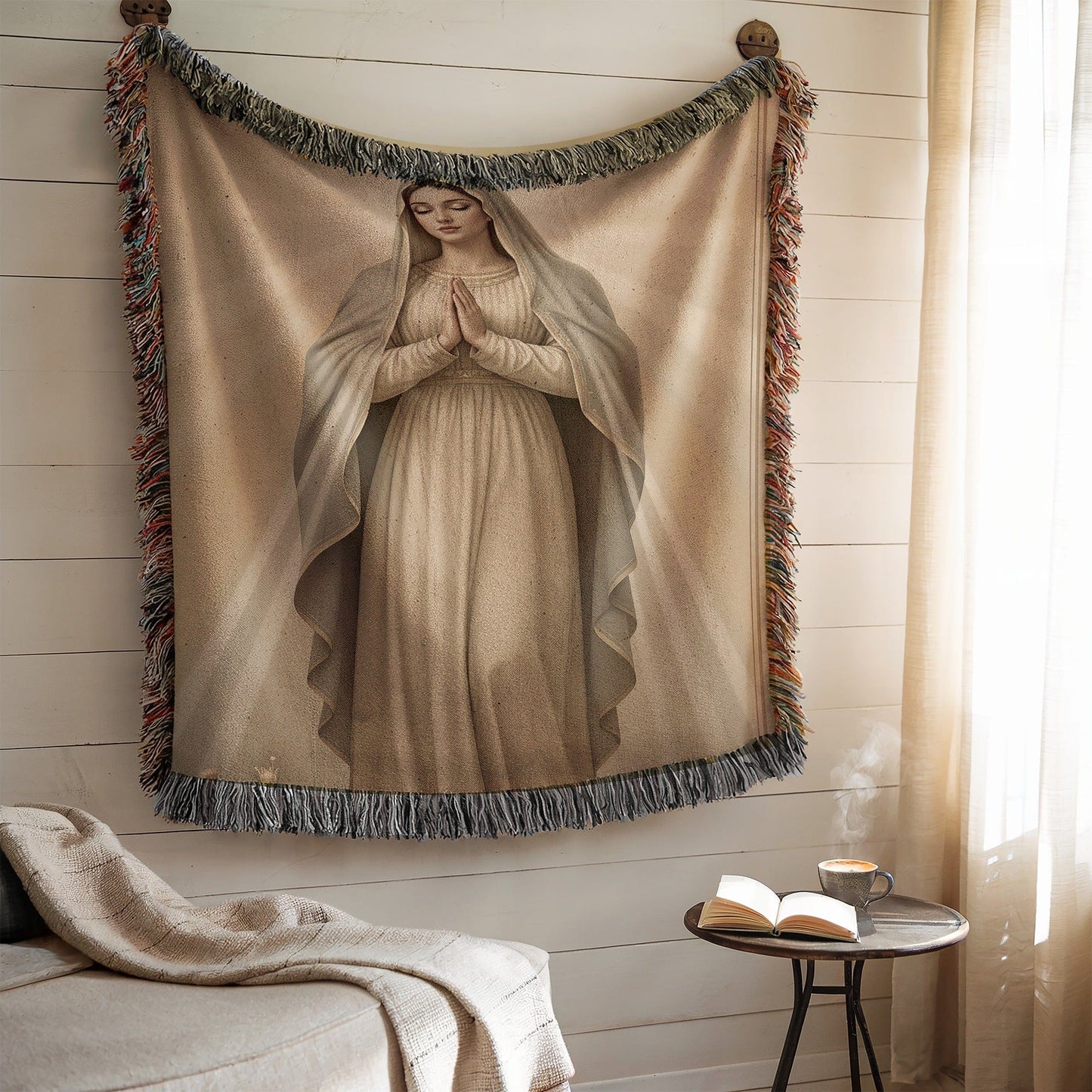 Elegant Mary Tapestry Wall Hanging for Home Decor