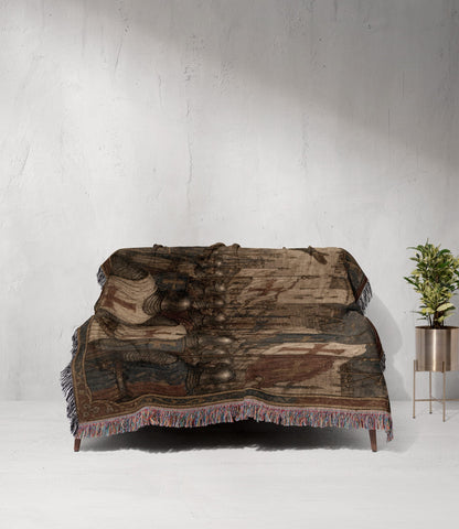 CalmNestStyle Baldwin IV Before the Walls jacquard woven blanket