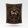 Divine Lamb & Dove Tapestry I Woven Blanket