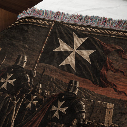 MyDesigns Hospitaller Knights – The Sea Rampart jacquard woven blanket