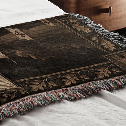 MyDesigns The Great Banner and the Host jacquard woven blanket