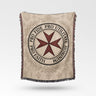 Pro Fide Pro Utilitate Hominum Seal Sepia Woven Blanket