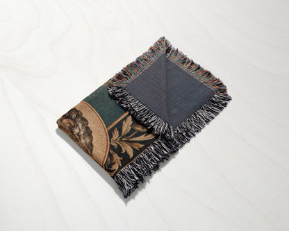 CalmNestStyle Saint Peter Prince of the Apostles jacquard woven blanket