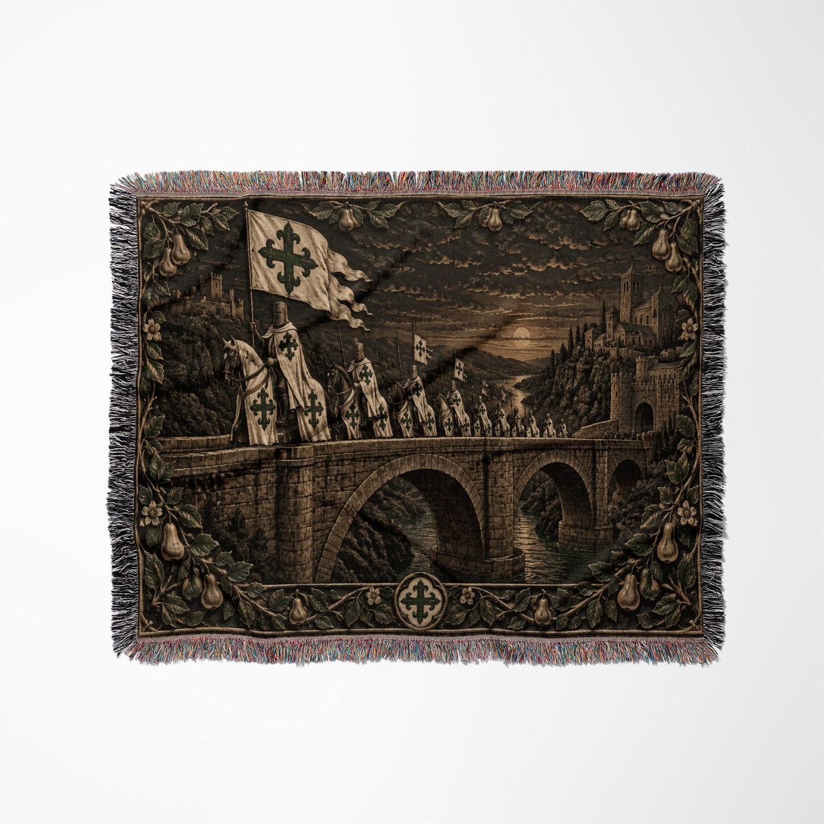 MyDesigns Order of Alcántara – The Roman Bridge jacquard woven blanket