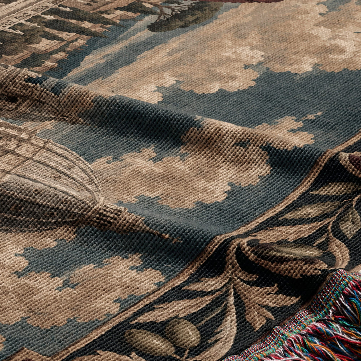CalmNestStyle Saint Peter Prince of the Apostles jacquard woven blanket