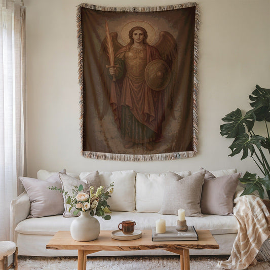 Angelic Guardian Woven Tapestry Wall Art Product