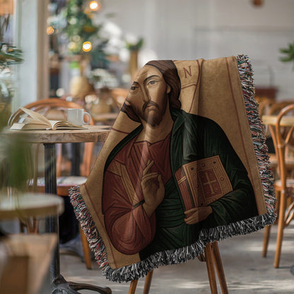 Religious Art Tapestry Throw Blanket for Home Decor