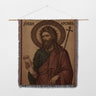 Jovan Krstitel Holy Figure Religious Art Themed Woven Blanket