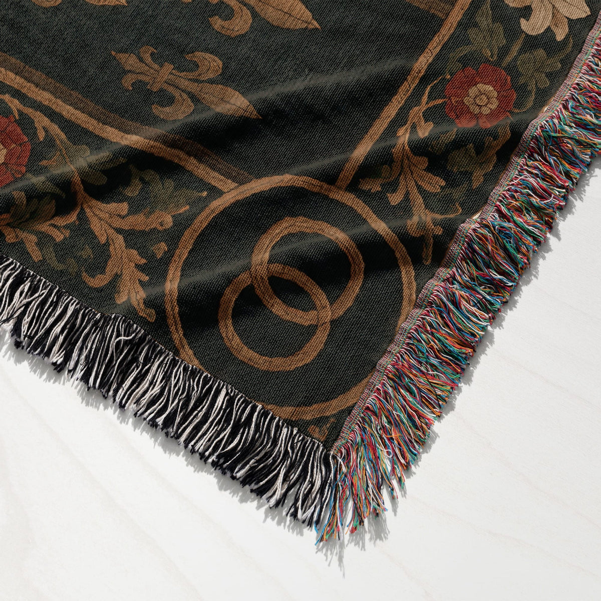 MyDesigns Crowned Together I Your Royal Couple Portrait jacquard woven blanket