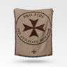 Pro Fide Pro Utilitate Hominum Hospitaller Woven Blanket