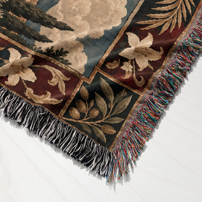 CalmNestStyle Angel at the Empty Tomb jacquard woven blanket