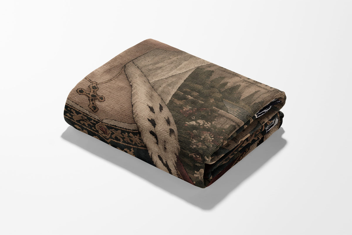 MyDesigns The Rose Queen I Your Portrait, Woven jacquard woven blanket