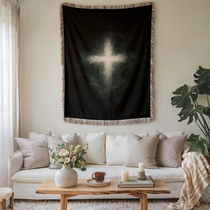 Illuminated Cross Art Wall Hanging for Living Room Decor