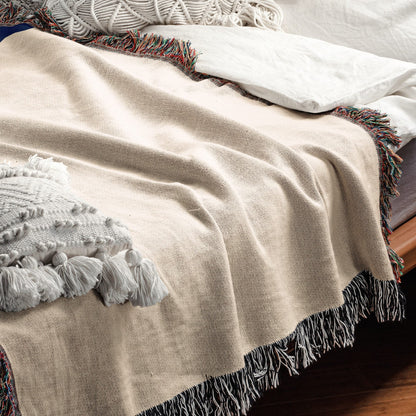 CalmNestStyle Christian Flag Woven Blanket jacquard woven blanket