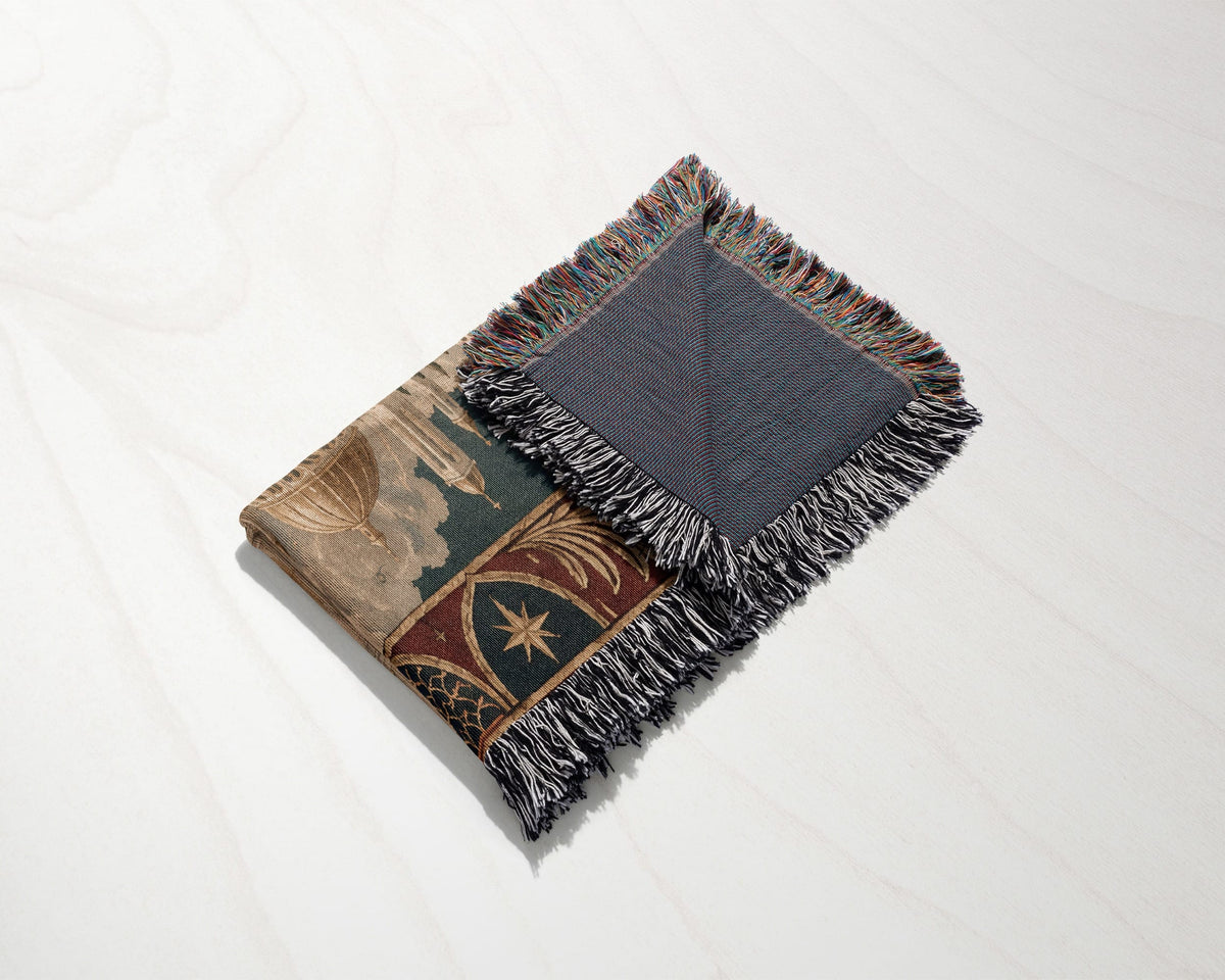 CalmNestStyle Saint Michael the Archangel With Scales jacquard woven blanket