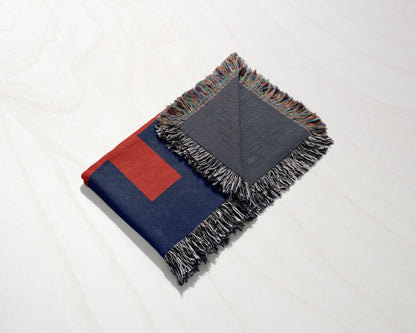 CalmNestStyle Christian Flag Woven Blanket jacquard woven blanket