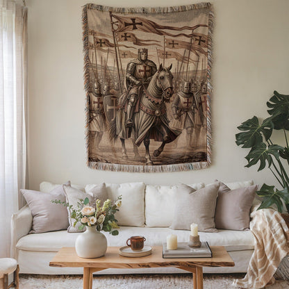 Medieval Knights Tapestry Wall Hanging for Home Decor
