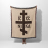 Byzantine Heritage Woven Blanket Faith
