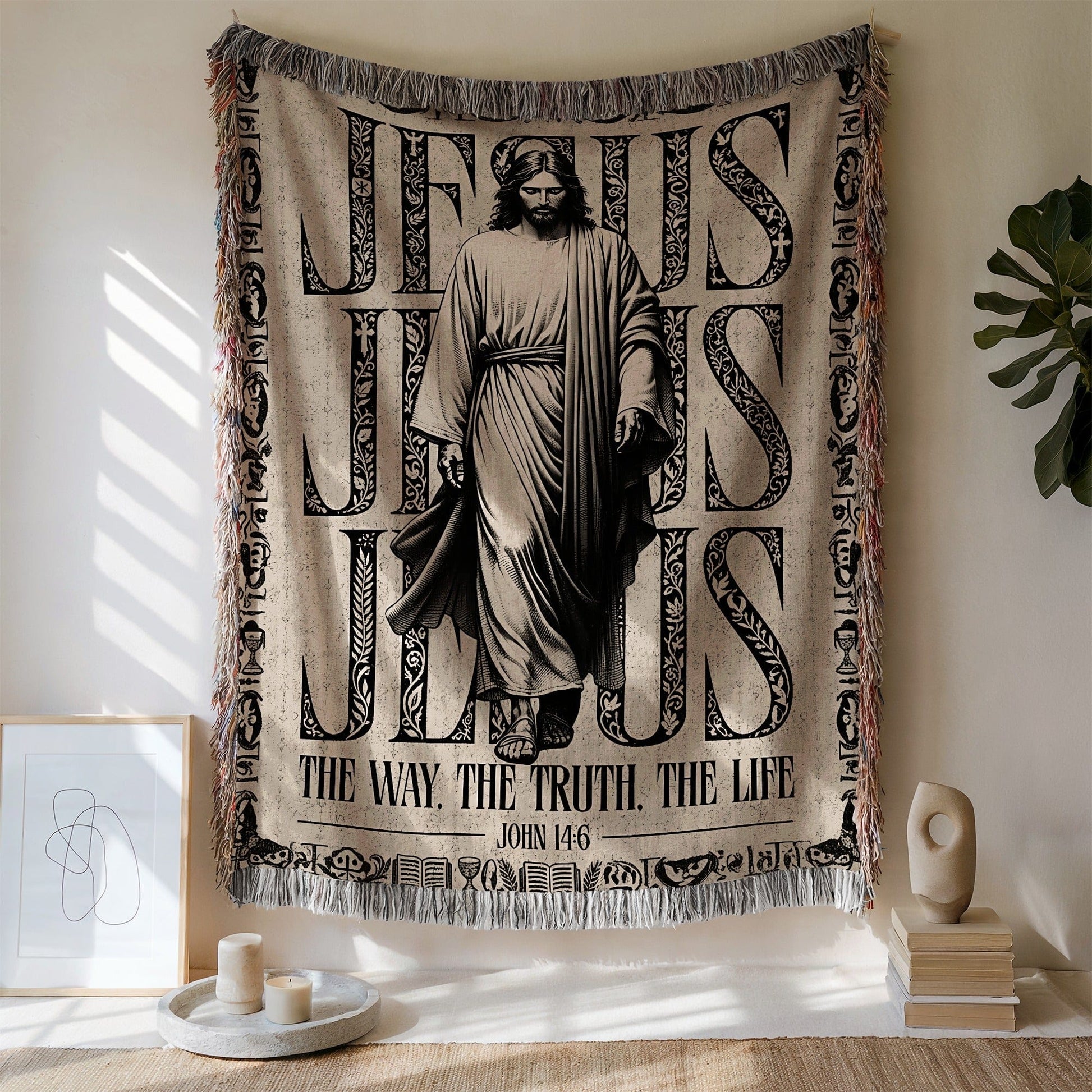 Jesus John 14:6 The Way The Truth The Life wall art