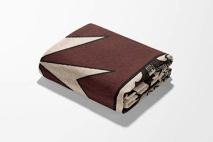 CalmNestStyle Hospitaller Order Fides Caritas Unitas Ornamental Woven Blanket jacquard woven blanket