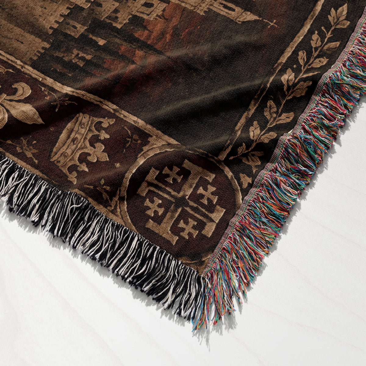 MyDesigns Baldwin IV I King of Jerusalem at Sunset jacquard woven blanket