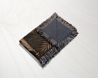MyDesigns Jerusalem Cross Knights – Under the Domes jacquard woven blanket