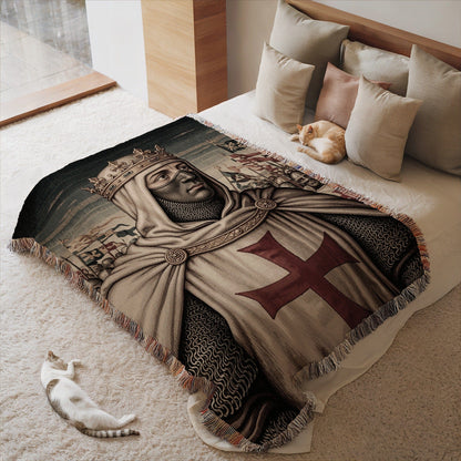 Medieval Knight King Templar Art Blanket Product