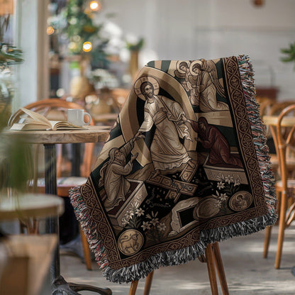 Religious Iconography Throws for Cozy Home Decor