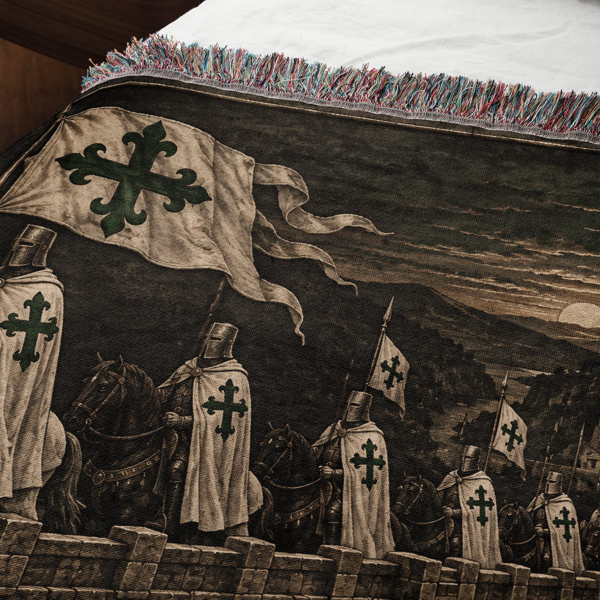 MyDesigns Order of Alcántara I The Standard at the Bridge jacquard woven blanket