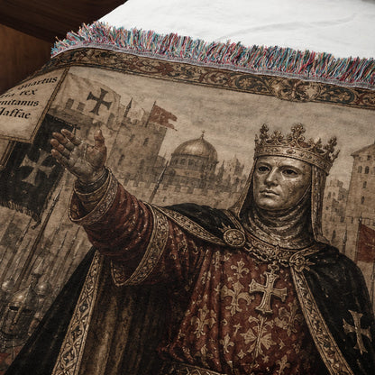 CalmNestStyle Baldwin IV Rex Hierosolymitanus jacquard woven blanket