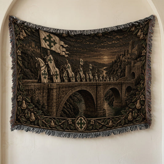 MyDesigns Order of Alcántara – The Roman Bridge jacquard woven blanket