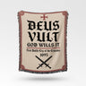 Deus Vult Crusader Woven Blanket